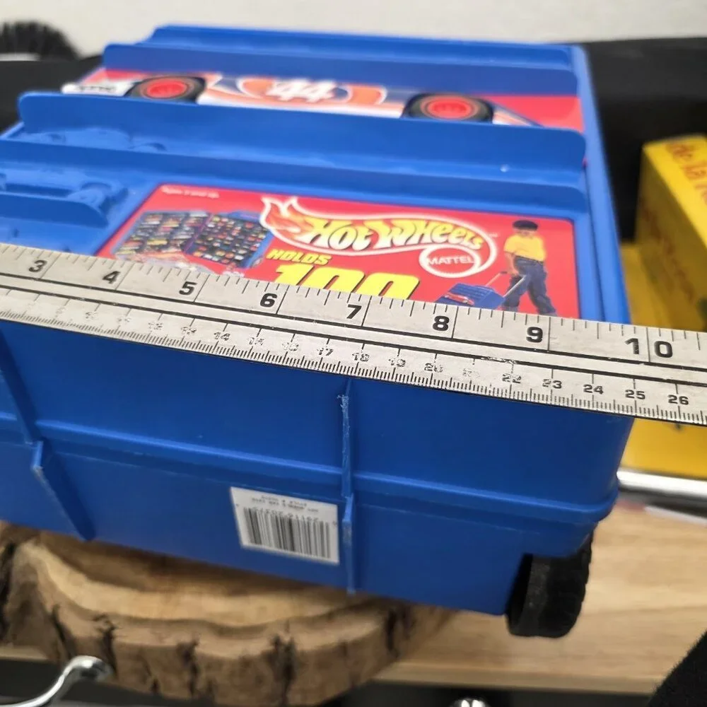 Hot Wheels Vintage 1997 100 Car Rolling Carrying Case W/Extended Handle No Cars